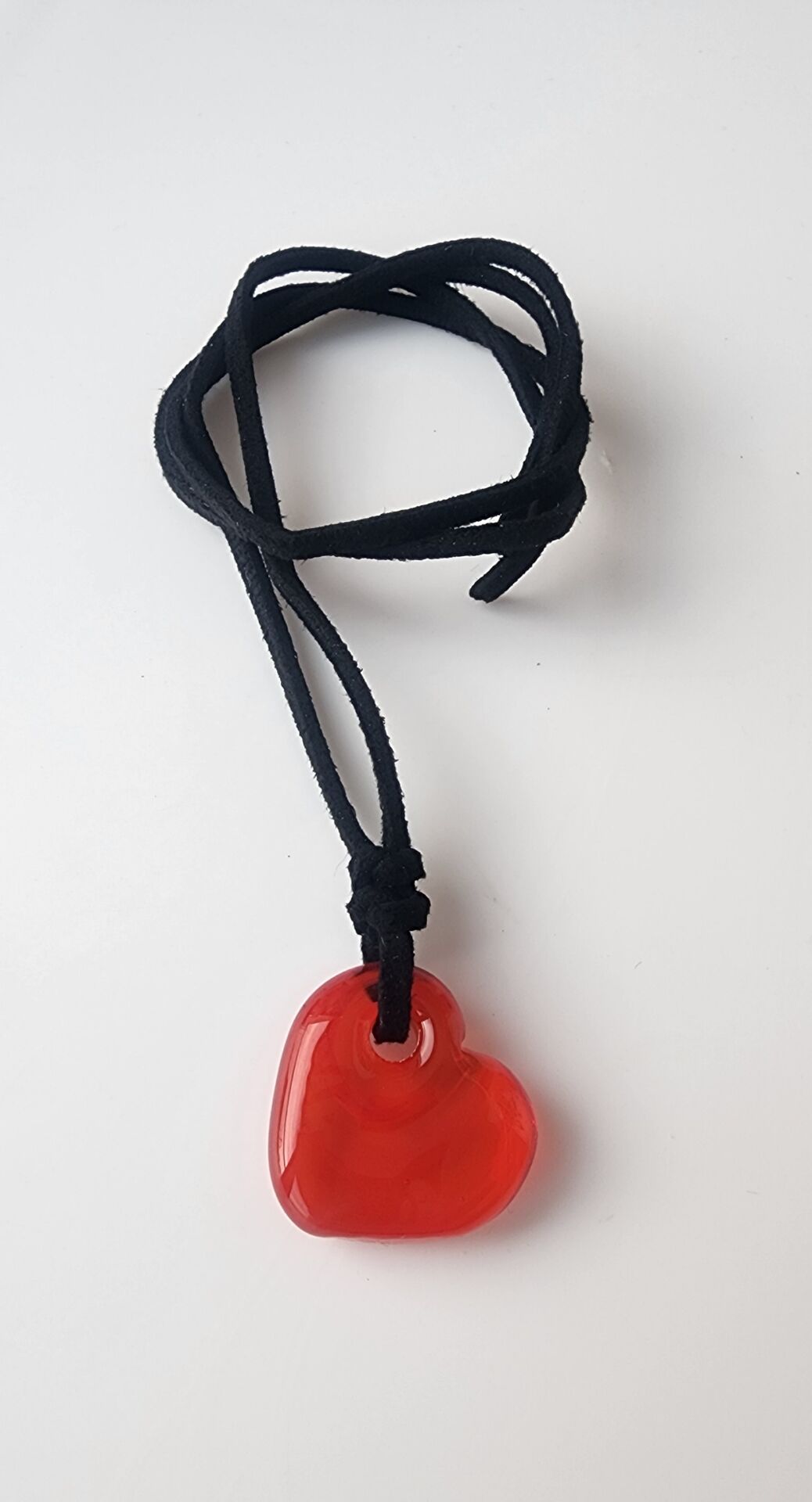 Bağlama Kordon Kalp Kolye