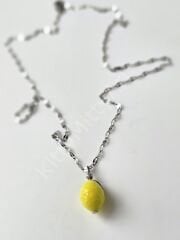 Limon Figür Çelik Kolye