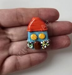 Murano Cam Ev Figür Boncuk