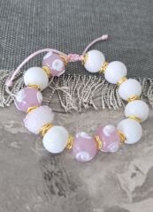 El Yapımı Murano Cam Boncuk Bileklik