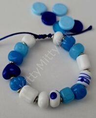 El Yapımı Murano Cam Boncuk Bileklik