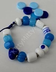 El Yapımı Murano Cam Boncuk Bileklik