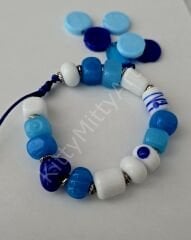 El Yapımı Murano Cam Boncuk Bileklik