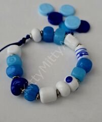 El Yapımı Murano Cam Boncuk Bileklik