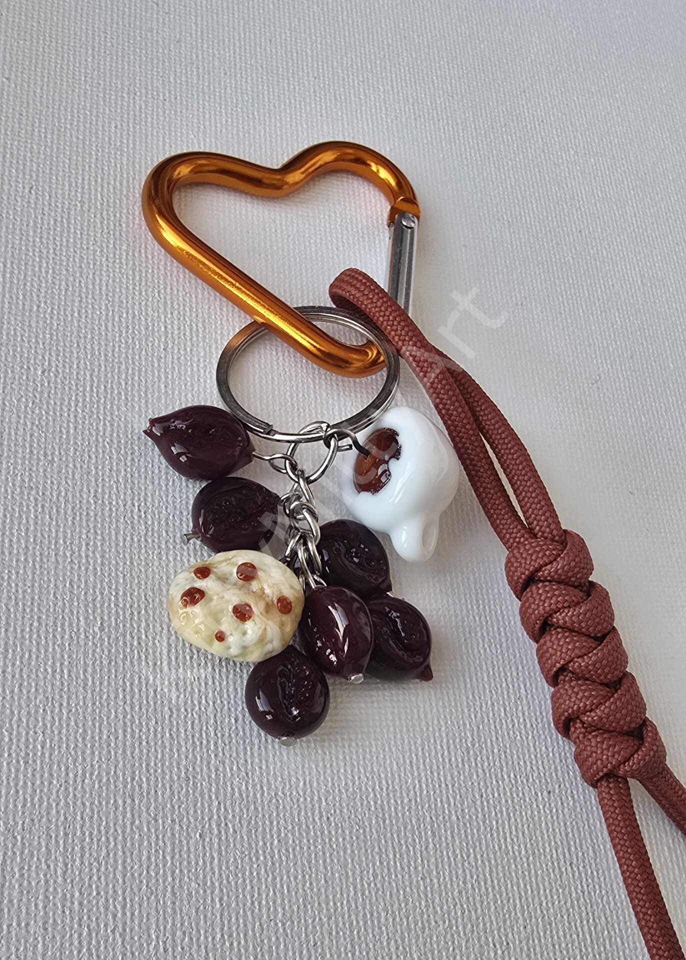 Kahve Kurabiye Anahtarlık